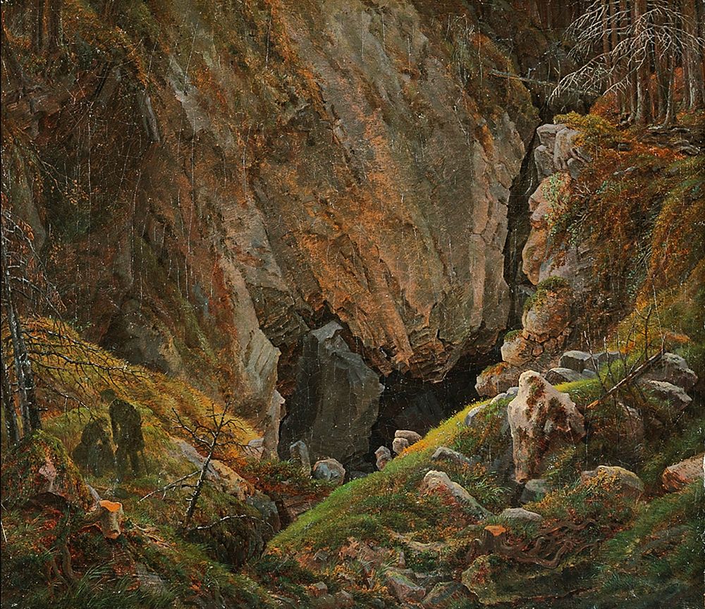 Rocky Gorge in the Harz Mountains 1810 art print by Caspar David Friedrich for $57.95 CAD