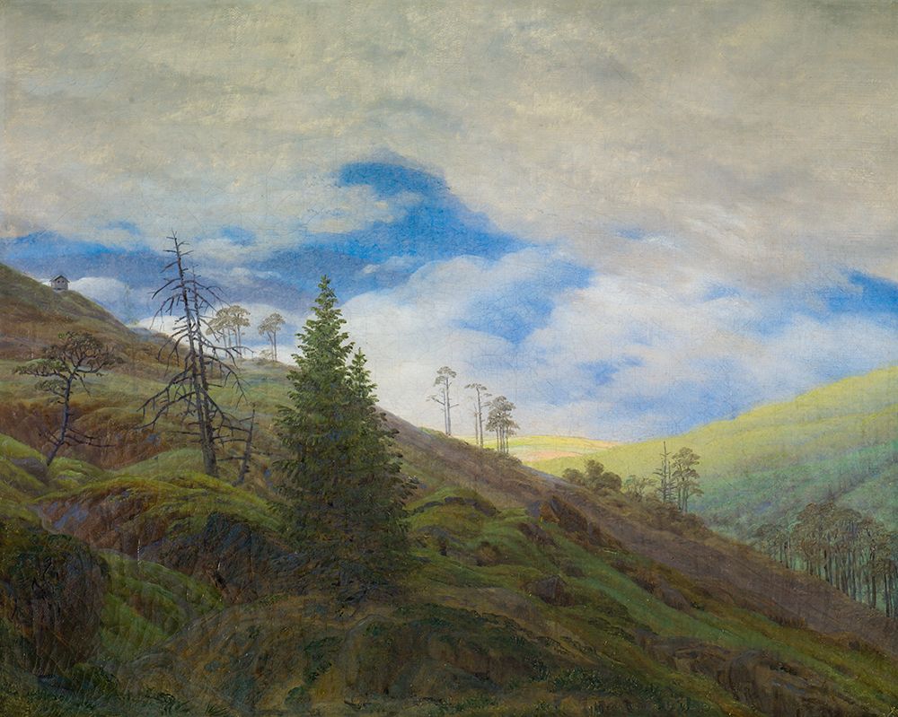 Sunburst in the Riesengebirge 1835 art print by Caspar David Friedrich for $57.95 CAD