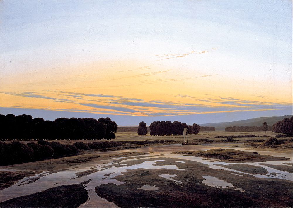 The Big Enclosure 1832 art print by Caspar David Friedrich for $57.95 CAD