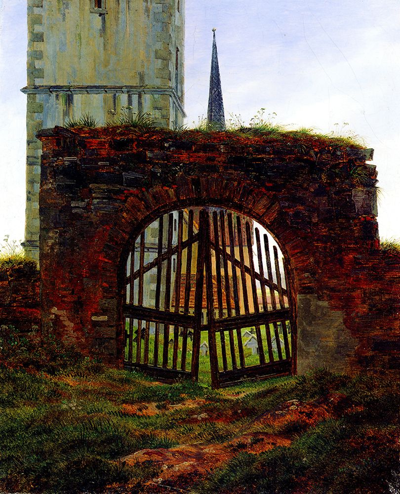 The Churchyard ca 1828 art print by Caspar David Friedrich for $57.95 CAD