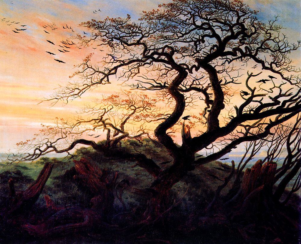 Tree with Crows 1822 art print by Caspar David Friedrich for $57.95 CAD