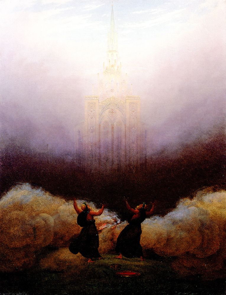 Vision of the Christian Church 1813 art print by Caspar David Friedrich for $57.95 CAD