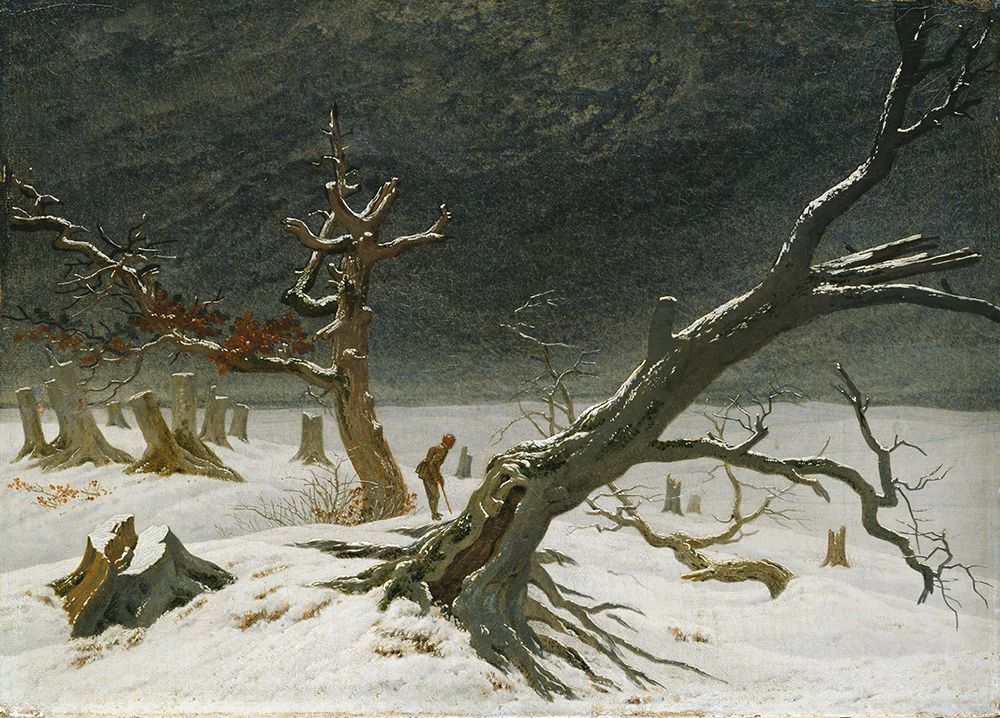 Winter Landscape 1811 art print by Caspar David Friedrich for $57.95 CAD