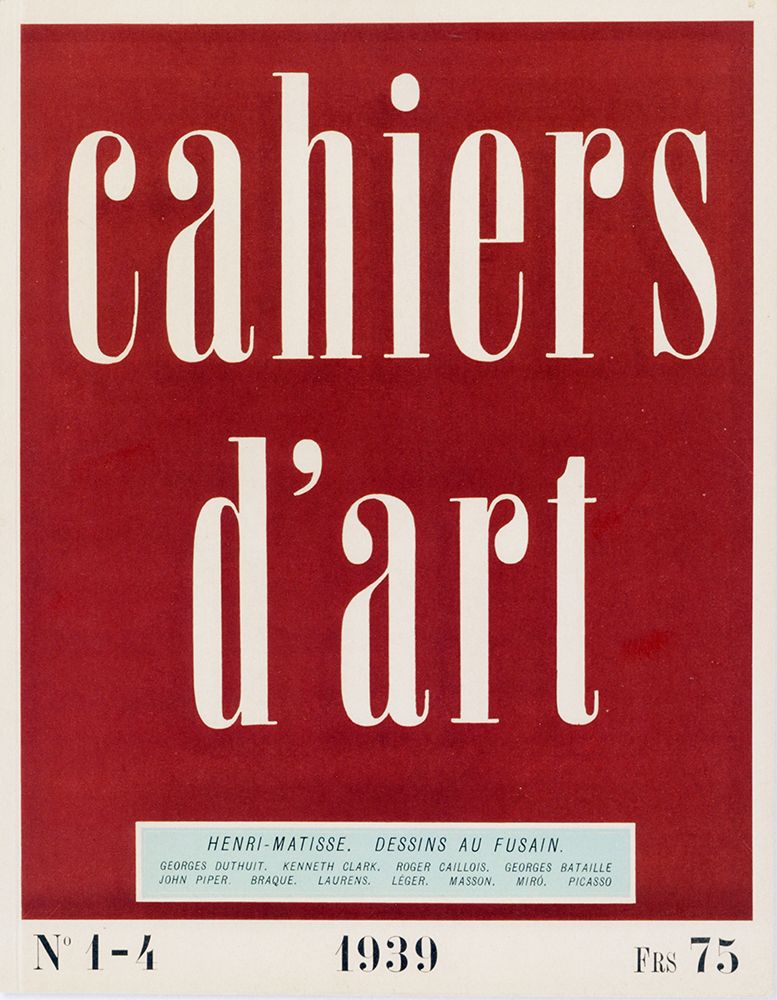 Cahiers dart 1939 art print by Henri Matisse for $57.95 CAD
