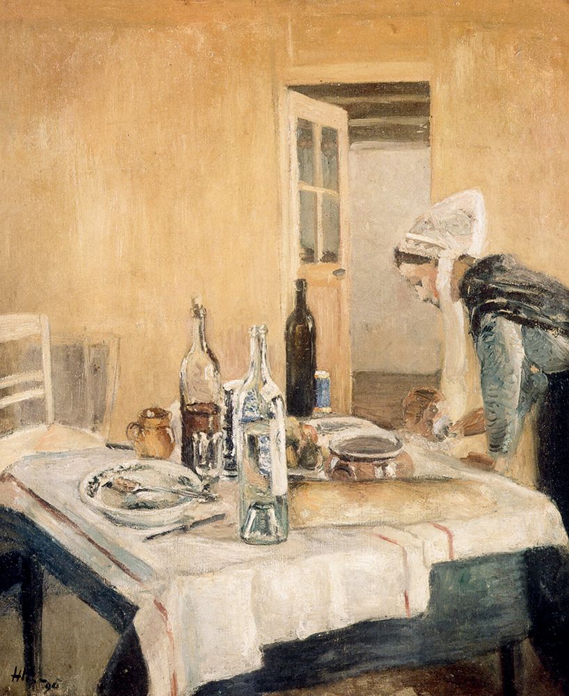 Breton Serving Girl 1896 art print by Henri Matisse for $57.95 CAD