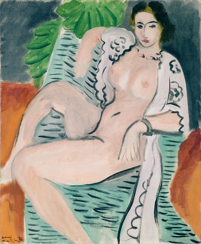 Draped Nude 1936 art print by Henri Matisse for $57.95 CAD