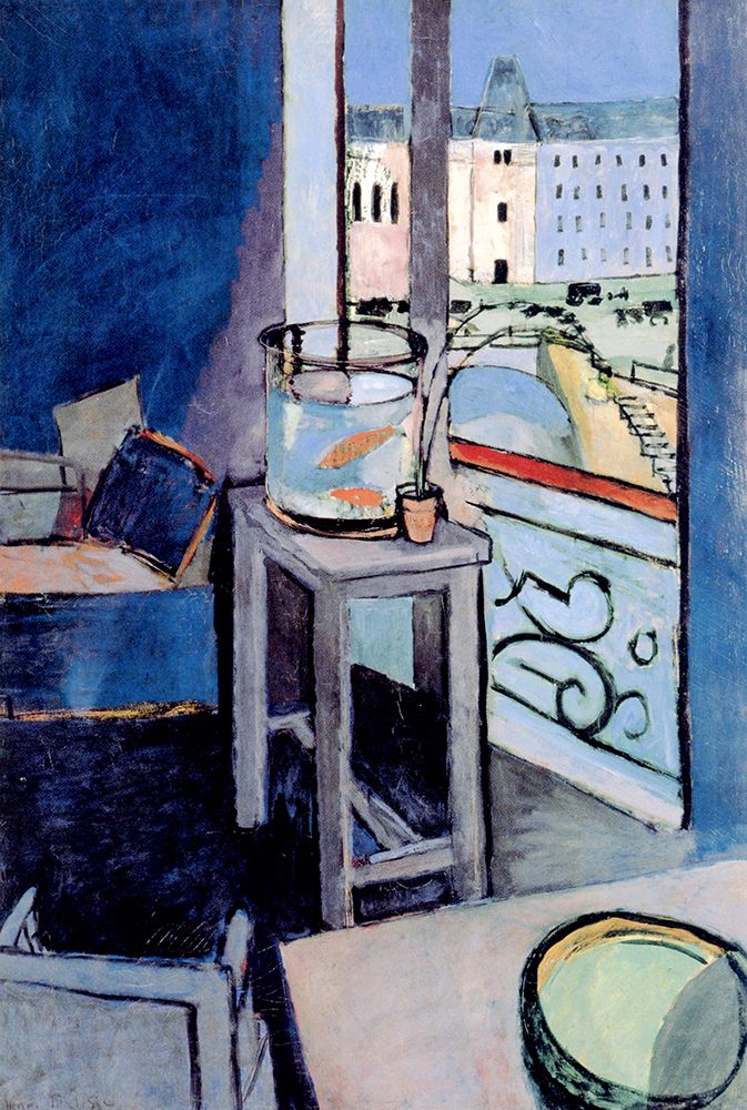 Interior with a Goldfish bowl 1914 art print by Henri Matisse for $57.95 CAD