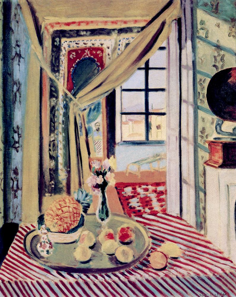 Interior with a Phonograph 1924 art print by Henri Matisse for $57.95 CAD