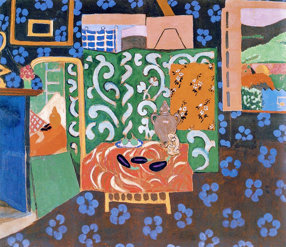 Interior with Aubergines 1911 art print by Henri Matisse for $57.95 CAD