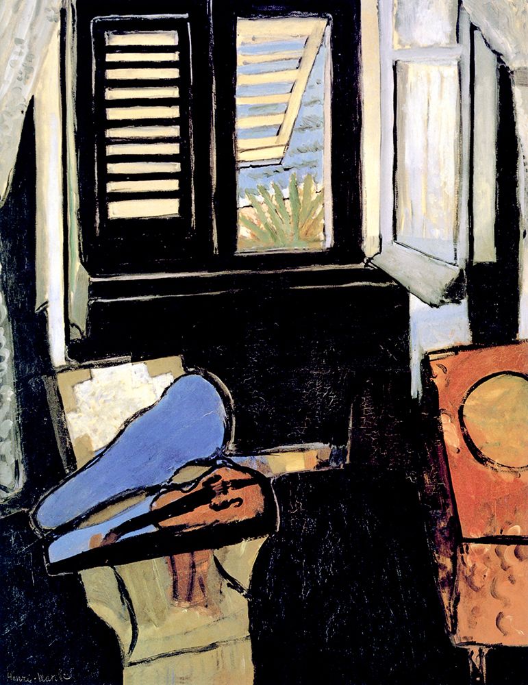 Interior with Violin 1917 art print by Henri Matisse for $57.95 CAD