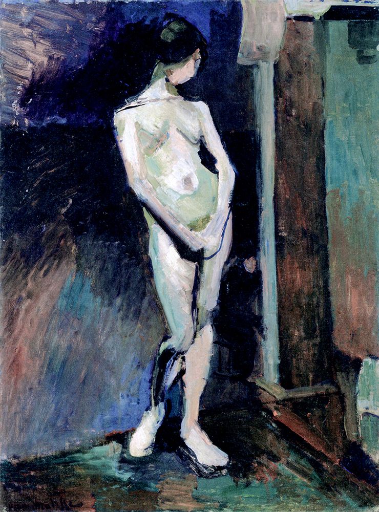 Nude Study in Blue 1899 art print by Henri Matisse for $57.95 CAD