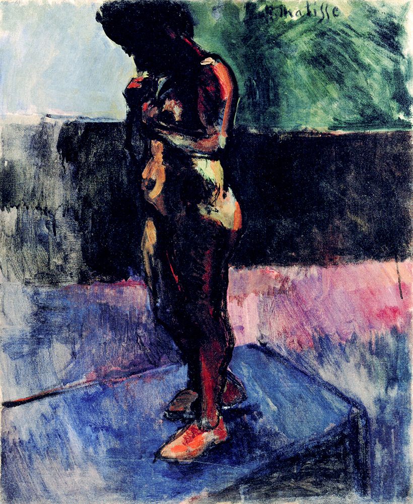 Nude with Pink Shoes 1900 art print by Henri Matisse for $57.95 CAD