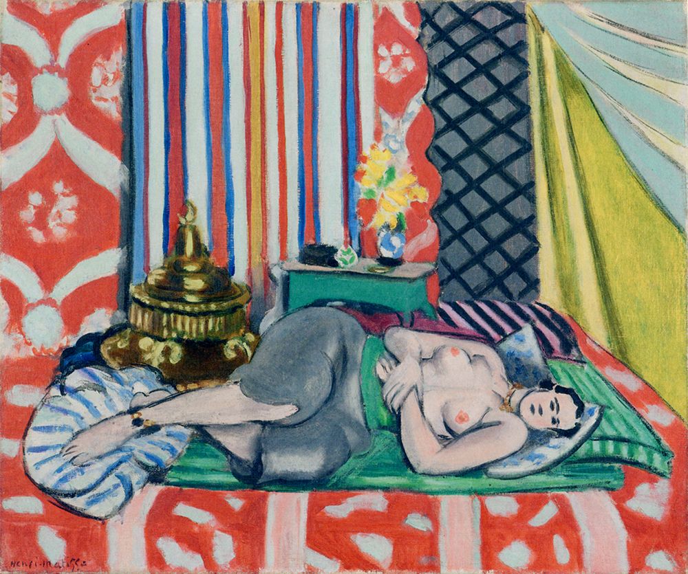 Odalisque in Grey Pantaloons 1926 art print by Henri Matisse for $57.95 CAD