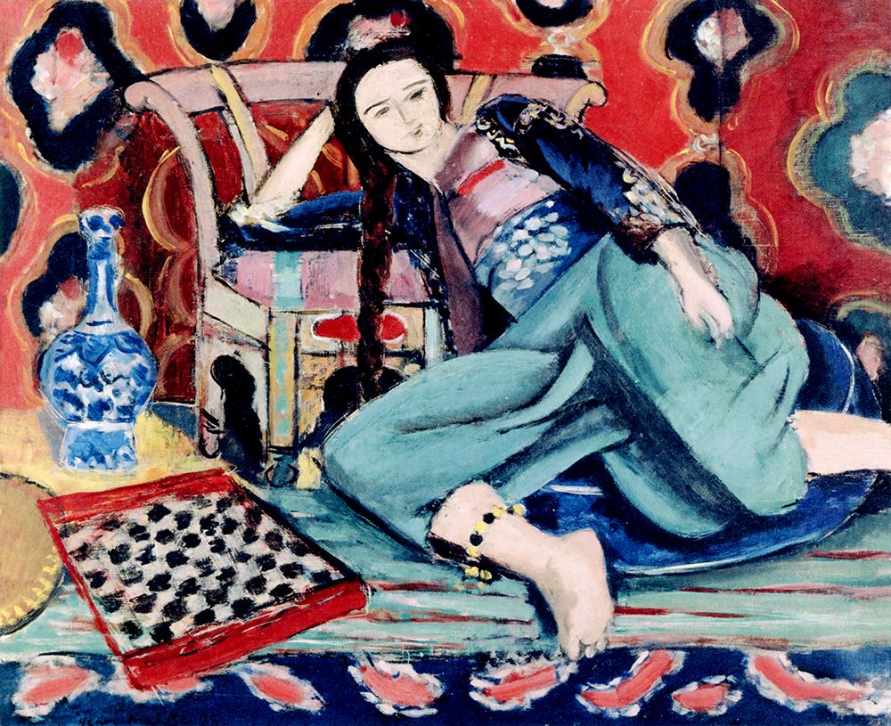 Odalisque with a Turkish Chair 1928 art print by Henri Matisse for $57.95 CAD