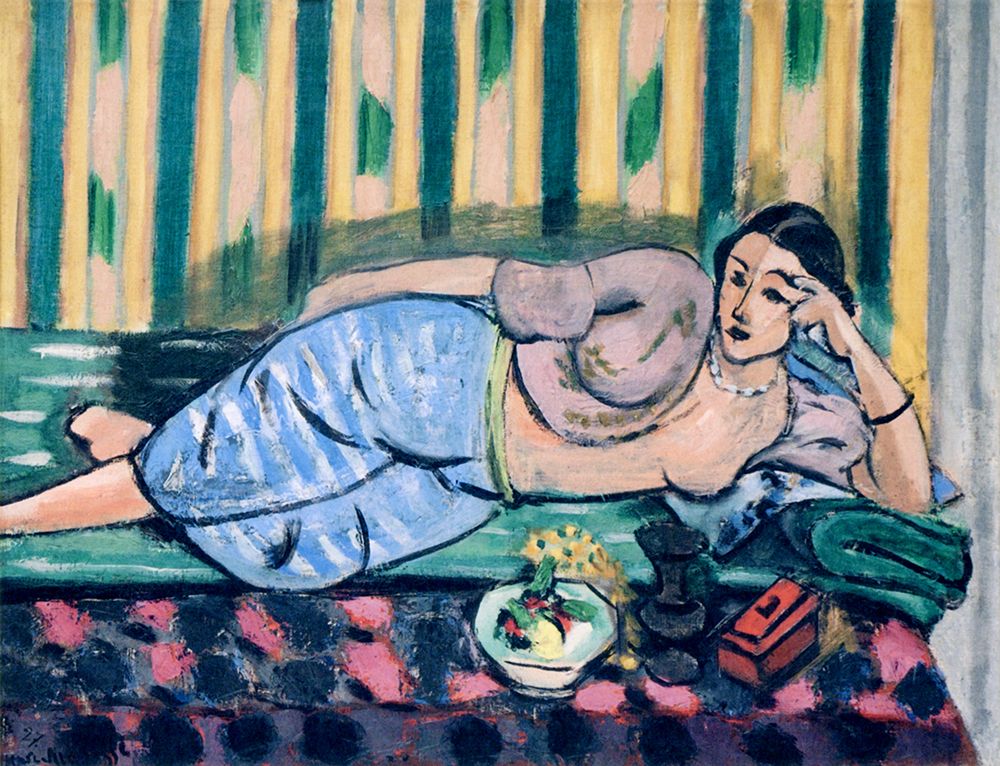 Odalisque with Red Box 1927 art print by Henri Matisse for $57.95 CAD