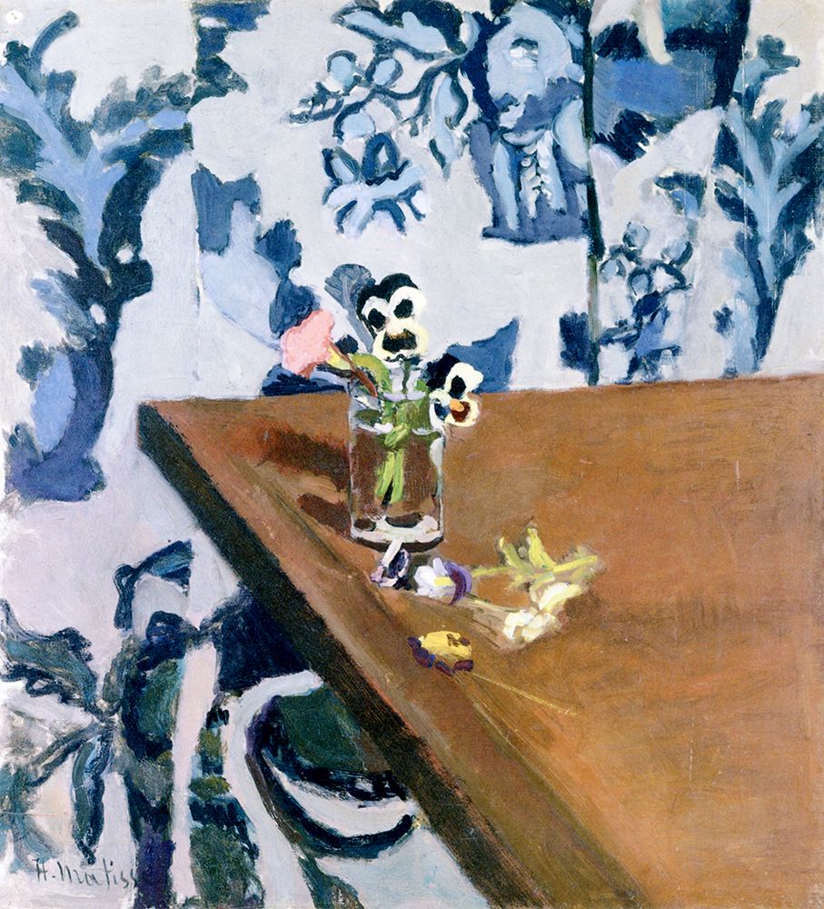 Pansies 1918 art print by Henri Matisse for $57.95 CAD