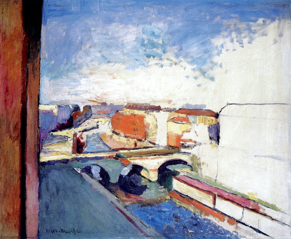 Pont Saint-Michel 1900 art print by Henri Matisse for $57.95 CAD