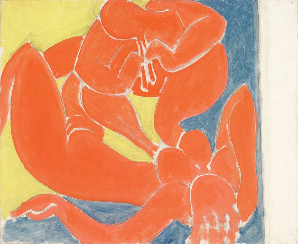 Red Nymph and Faun ca 1935 art print by Henri Matisse for $57.95 CAD