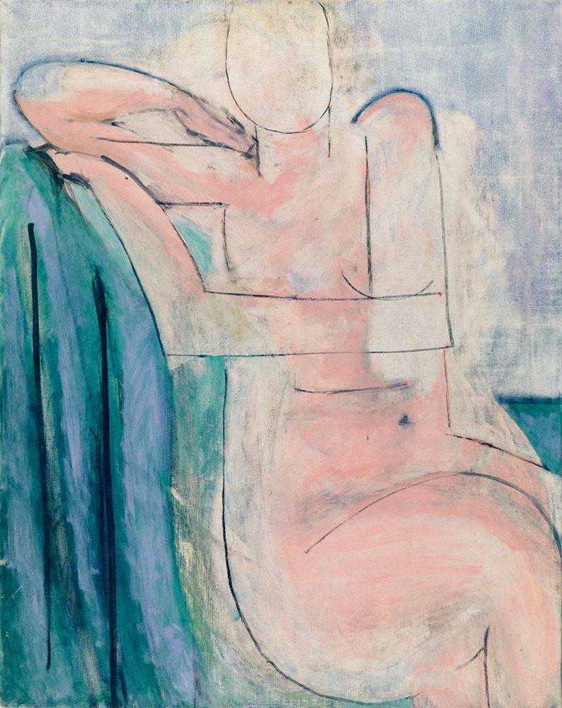 Seated Pink Nude 1935 art print by Henri Matisse for $57.95 CAD