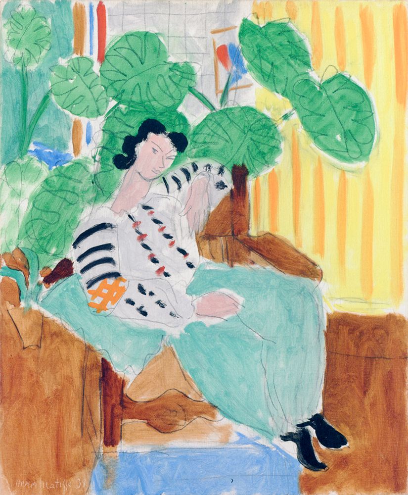 Small Romanian Blouse with Foliage 1938 art print by Henri Matisse for $57.95 CAD