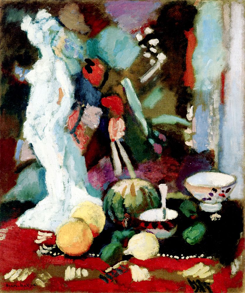Still Life with a Plaster Figure 1906 art print by Henri Matisse for $57.95 CAD
