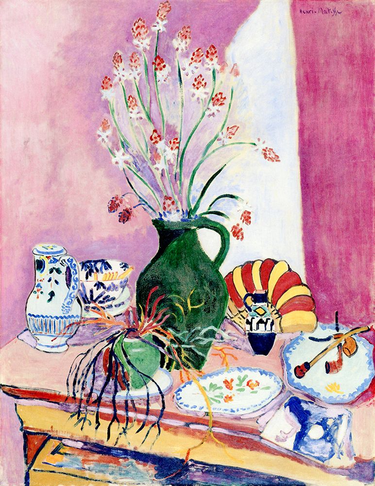 Still Life with Asphodels 1907 art print by Henri Matisse for $57.95 CAD