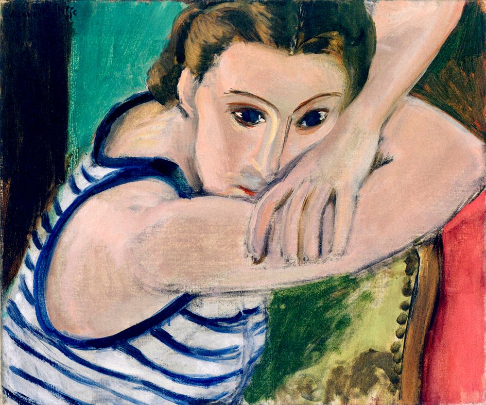 The Blue Eyes 1935 art print by Henri Matisse for $57.95 CAD