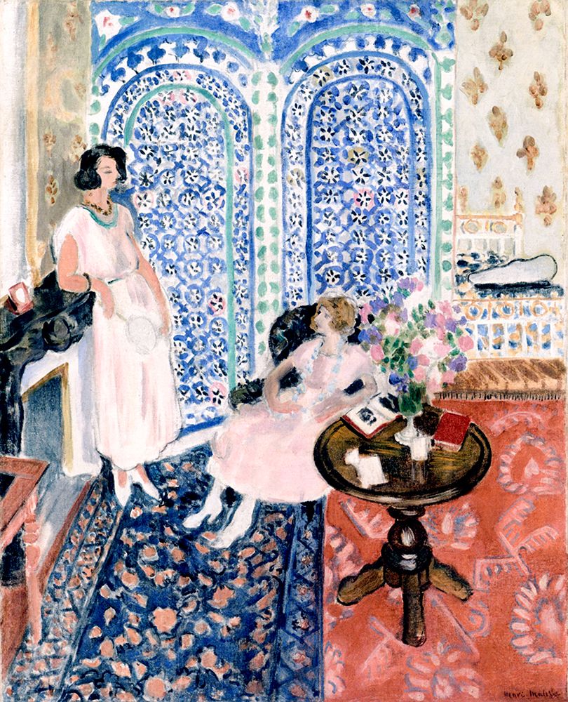 The Moorish Screen 1921 art print by Henri Matisse for $57.95 CAD