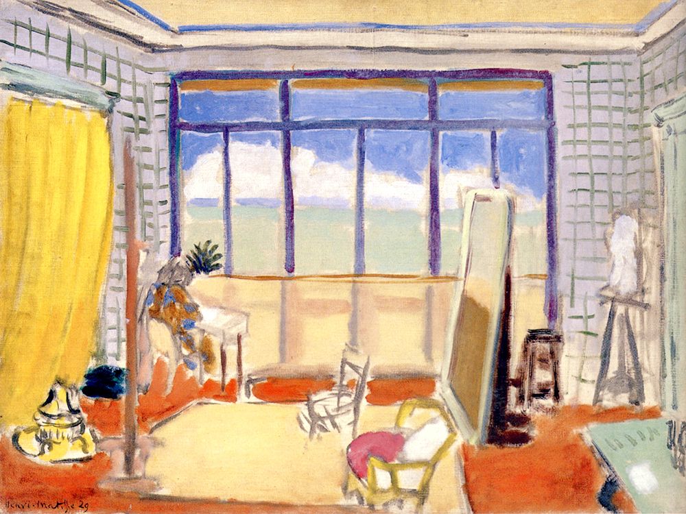 The Studio in Nice 1929 art print by Henri Matisse for $57.95 CAD
