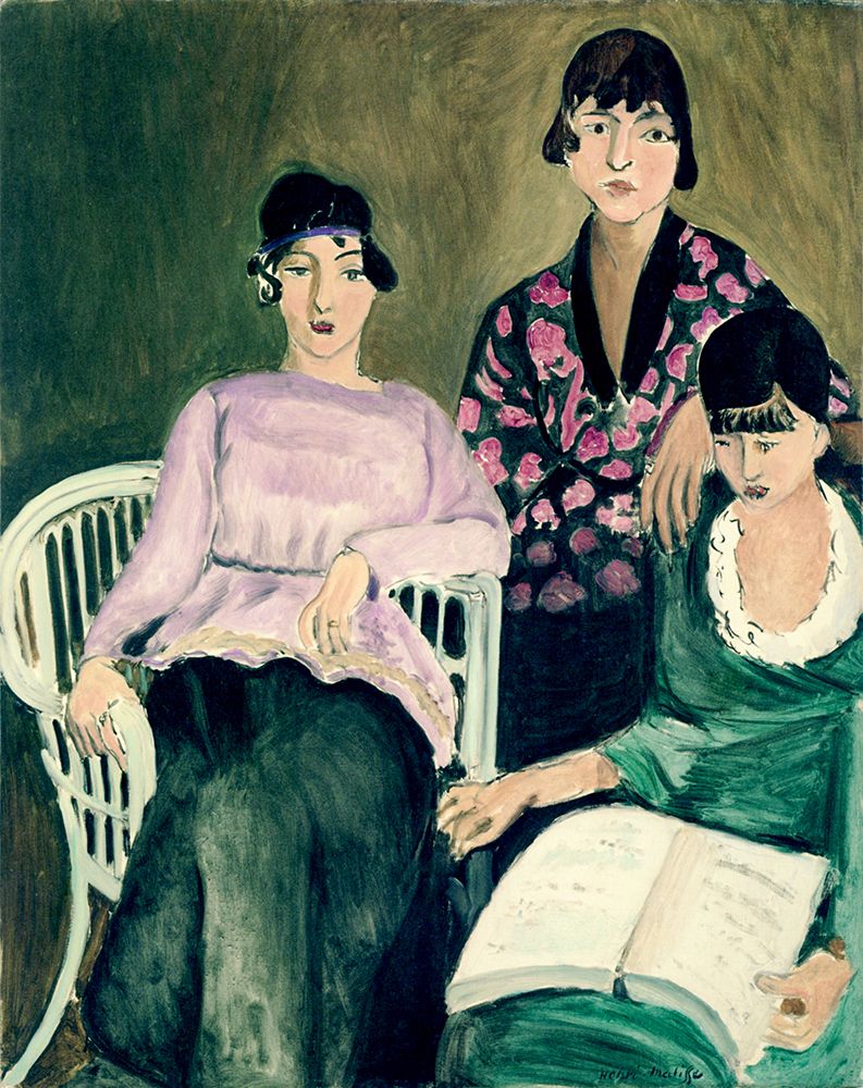 The Three Sisters 1917 art print by Henri Matisse for $57.95 CAD