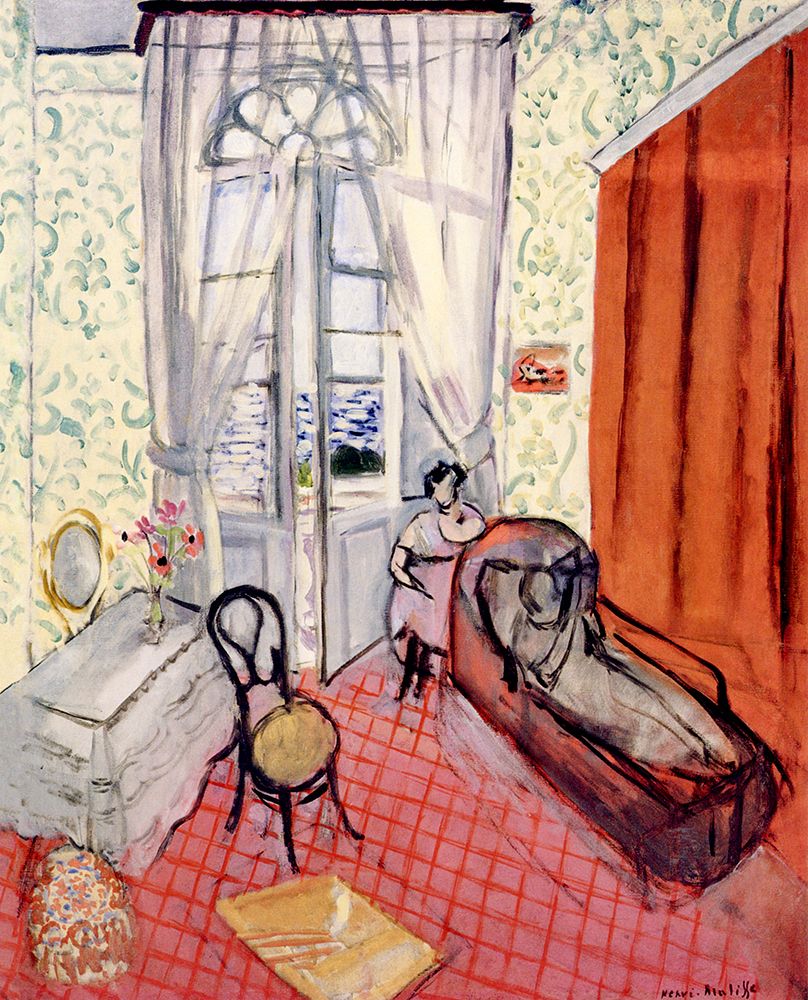 Two Women in an Interior 1920 art print by Henri Matisse for $57.95 CAD