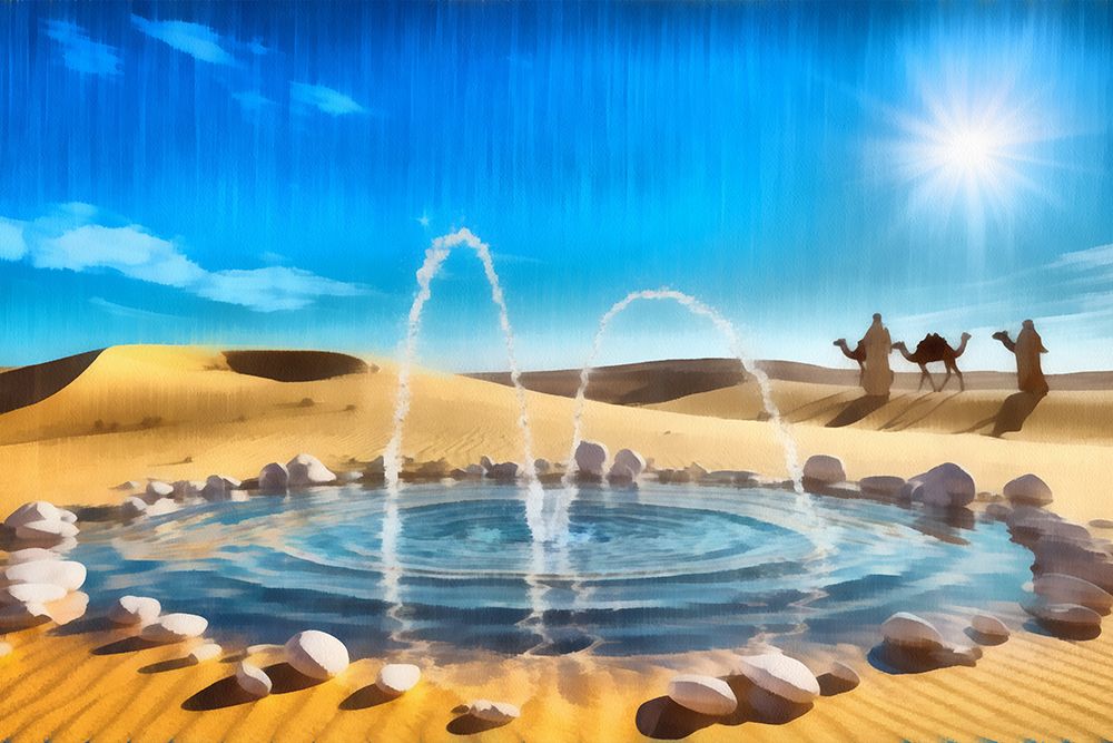 Desert Fantasy I art print by Vanessa Knight for $57.95 CAD