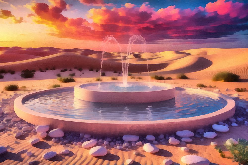 Desert Fantasy IV art print by Vanessa Knight for $57.95 CAD