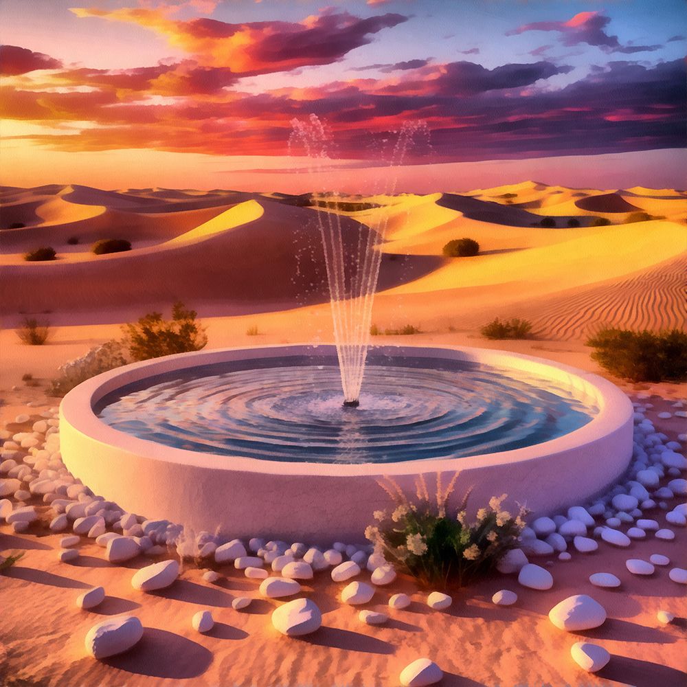 Desert Fantasy VI art print by Vanessa Knight for $57.95 CAD