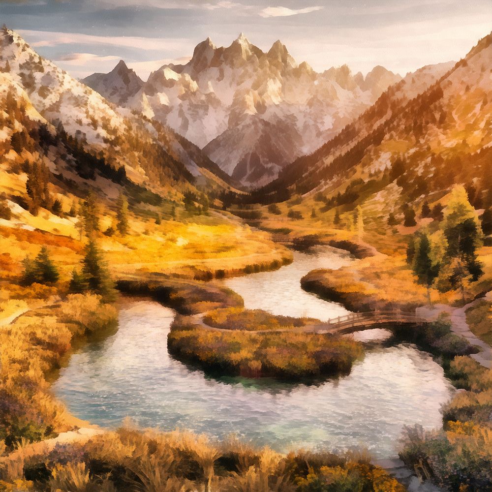Mountain Fantasy IV art print by Vanessa Knight for $57.95 CAD