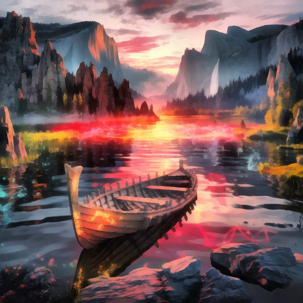 Lake Fantasy V art print by Vanessa Knight for $57.95 CAD