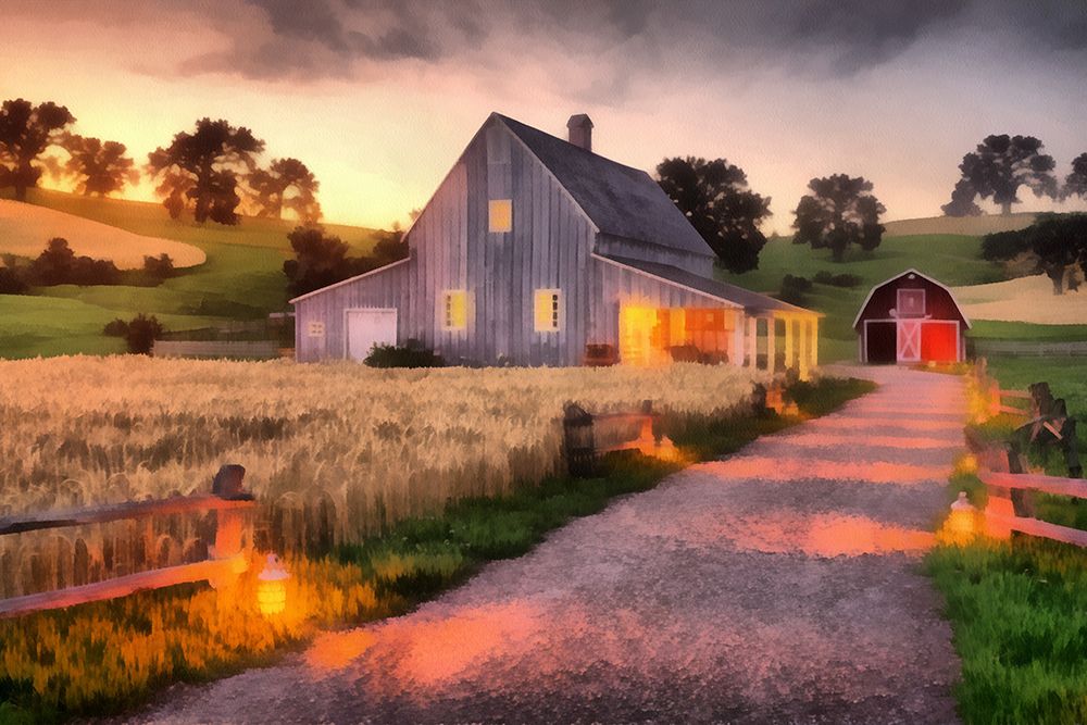 Farm Fantasy III art print by Vanessa Knight for $57.95 CAD