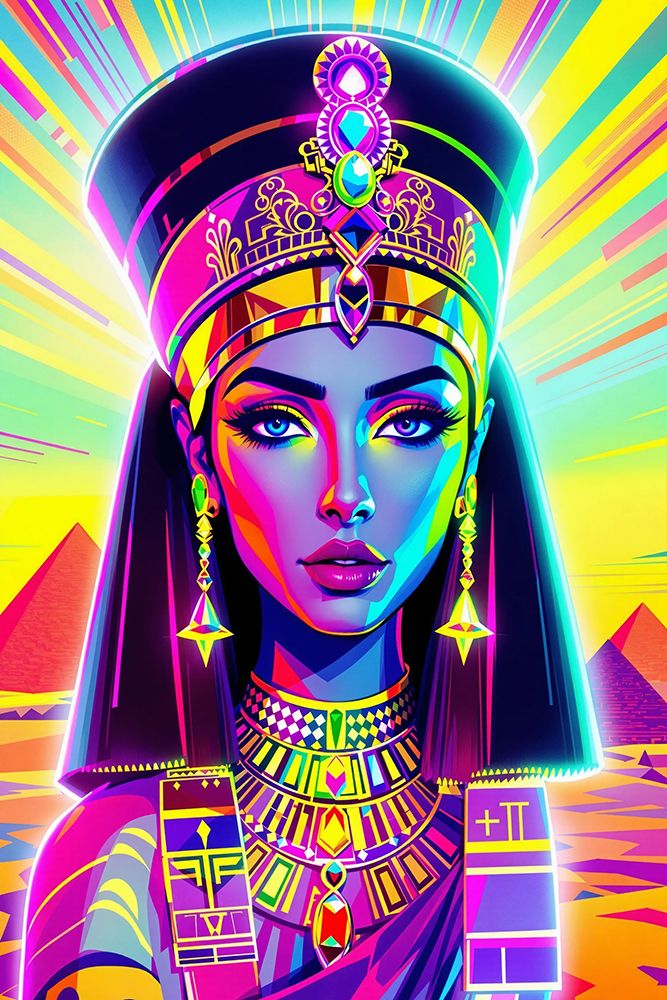 Cleopatra Pop Art II art print by Vanessa Knight for $57.95 CAD
