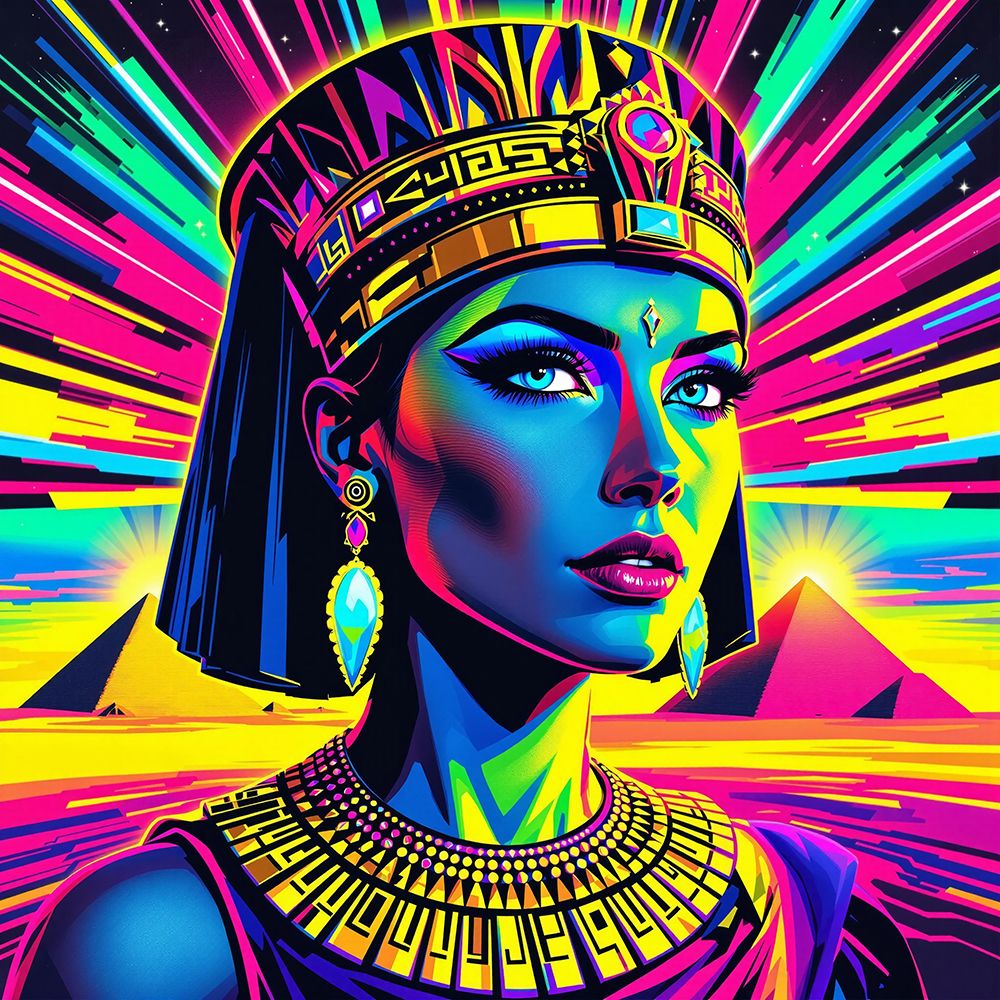 Cleopatra Pop Art VIII art print by Vanessa Knight for $57.95 CAD