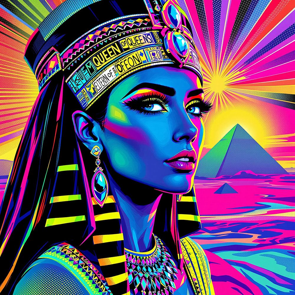 Cleopatra Pop Art X art print by Vanessa Knight for $57.95 CAD