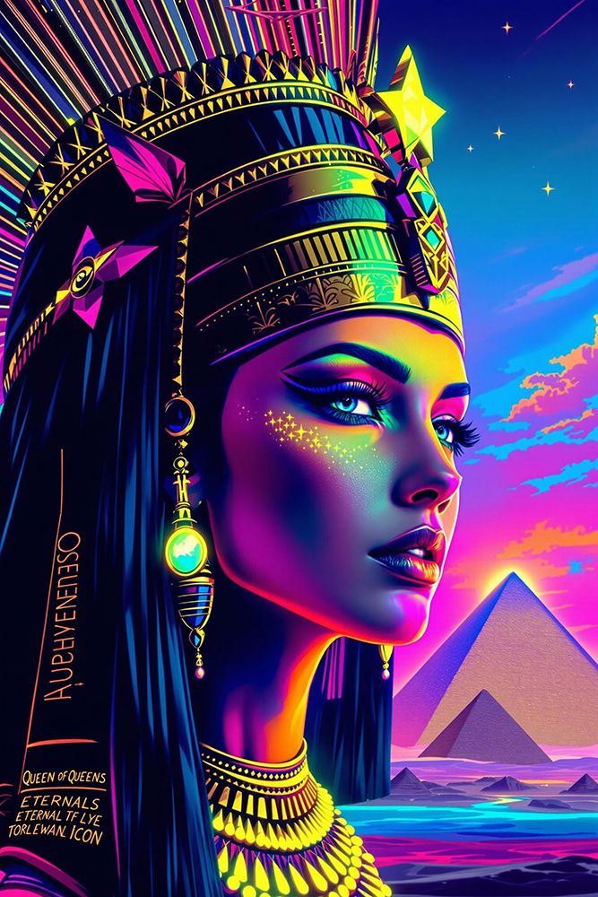 Cleopatra Pop Art XII art print by Vanessa Knight for $57.95 CAD