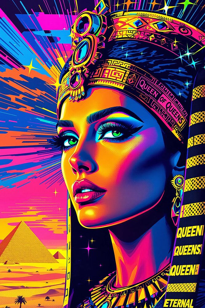 Cleopatra Pop Art XIII art print by Vanessa Knight for $57.95 CAD