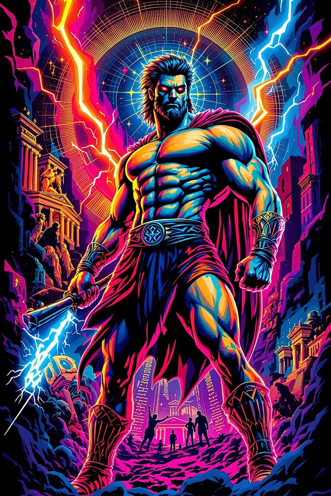Hercules Pop Art I art print by Vanessa Knight for $57.95 CAD