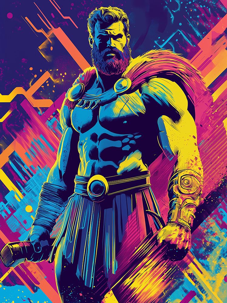 Hercules Pop Art II art print by Vanessa Knight for $57.95 CAD