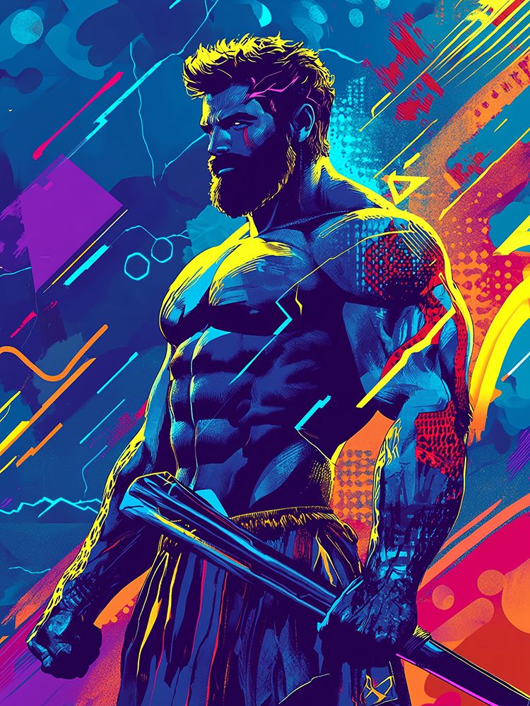 Hercules Pop Art III art print by Vanessa Knight for $57.95 CAD
