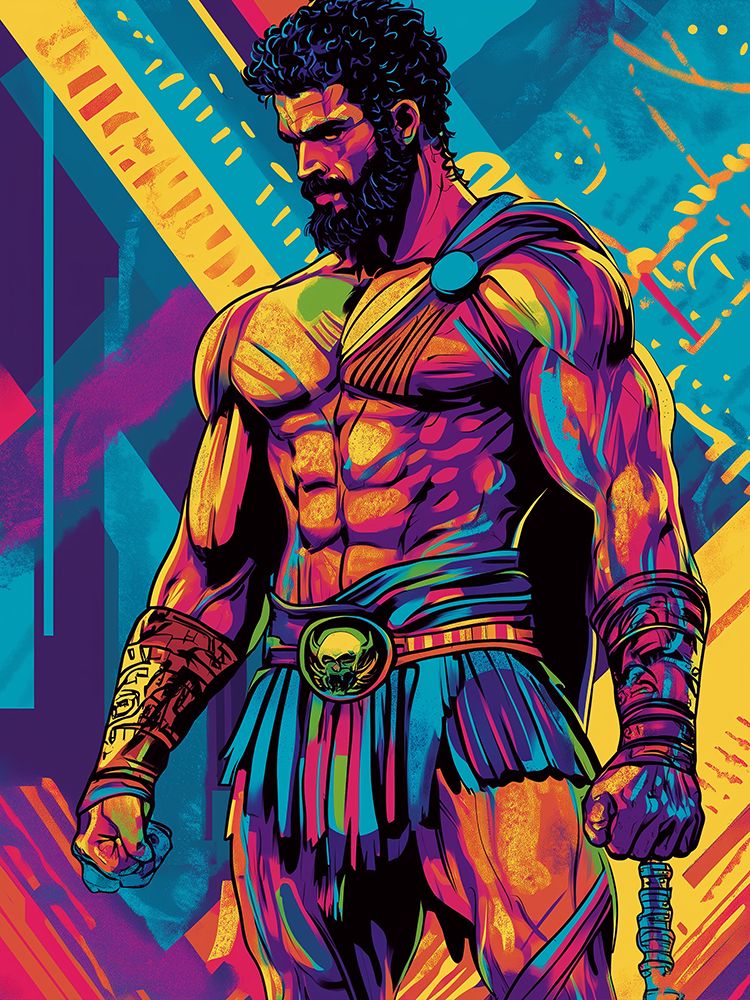 Hercules Pop Art VI art print by Vanessa Knight for $57.95 CAD