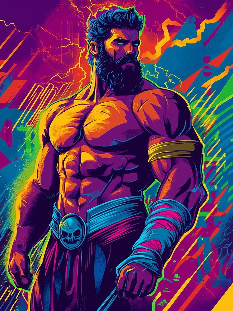 Hercules Pop Art VIII art print by Vanessa Knight for $57.95 CAD