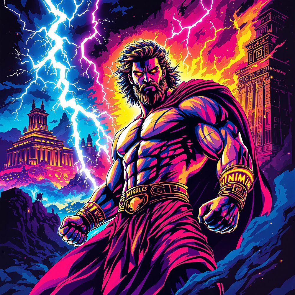 Hercules Pop Art IX art print by Vanessa Knight for $57.95 CAD