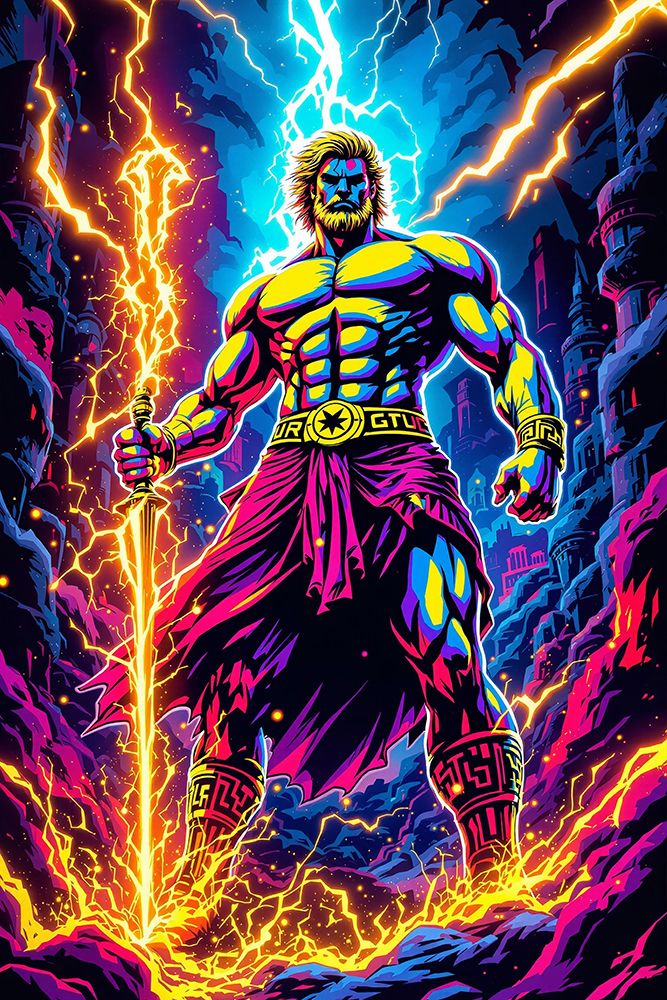 Hercules Pop Art XI art print by Vanessa Knight for $57.95 CAD