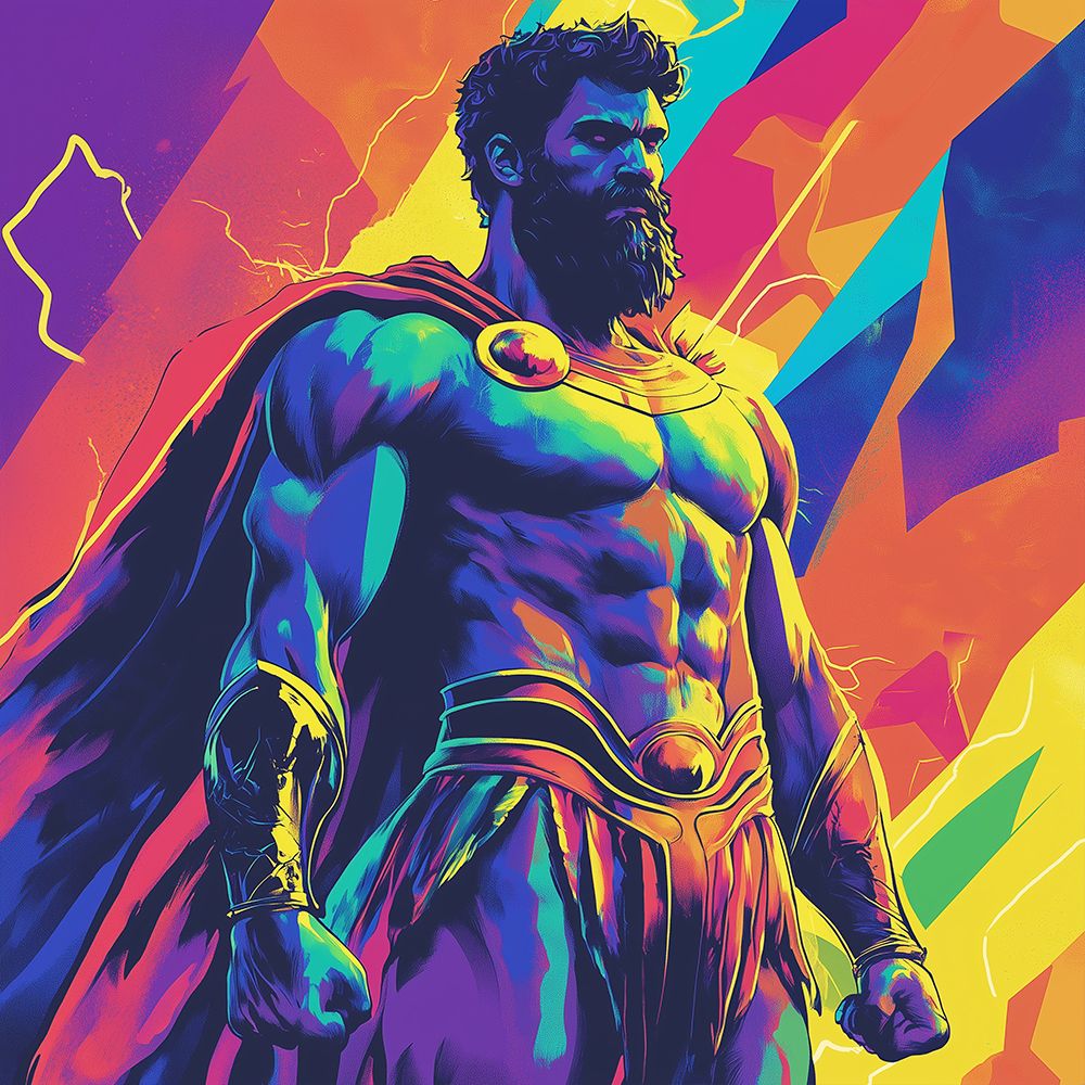 Hercules Pop Art XII art print by Vanessa Knight for $57.95 CAD